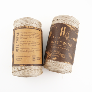 Ficelle de jute naturelle 100% pour tricot artisanat jardinage emballage-solide biodégradable polyvalent et écologique - Product Image 4