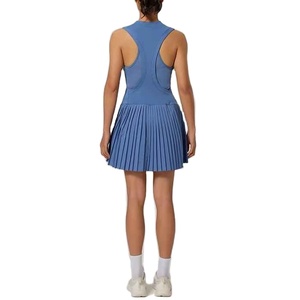 Innovative Fitness Breathable Stretchable Lightweight Chic Smooth Agile <b>Skirt</b> Top Women Tennis Uniform - Product Image 4