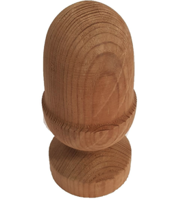 Solid <b>Wood</b> Decorative Fence <b>Finials</b> (Handcrafted) - Product Image 5