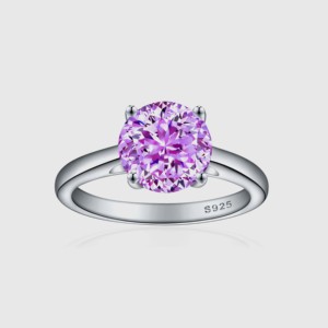 Bague classique bijoux pour femmes argent Boho Style bijoux 925 argent Sterling rose Quartz pierres précieuses à la main bague cadeau pour femme - Product Image 1