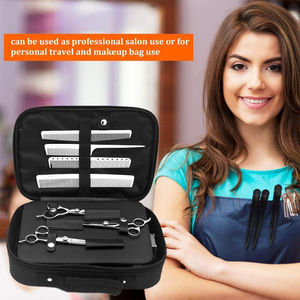 Ciseaux de coupe de cheveux professionnels ensemble ciseaux amincissants finition ciseaux de coiffure polonais Kit de coupe de cheveux avec étui en cuir - Product Image 6