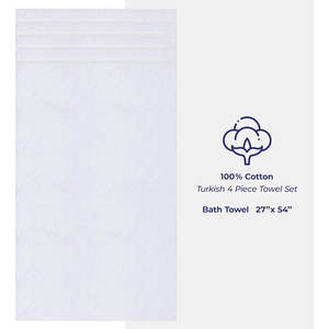 Plush <b>Turkish</b> Cotton Bath <b>Towel</b> Set 600 GSM Soft Absorbent Quick-Drying <b>Towels</b> for Adults - Product Image 4