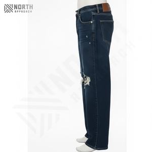 Fundas de Cojín de Mezclilla de Alta Calidad, Estilo Vintage Informal, Venta al por Mayor, Jeans Casuales para Hombre, Jeans Holgados, Jeans para Hombre - Product Image 3