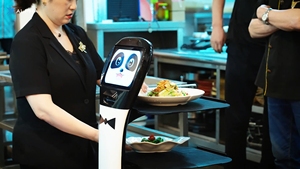 Navigation automatique intelligente à 4 couches Robot de livraison de robot d'expédition de nourriture <span class=keywords><strong>Panda</strong></span> - Product Image 4