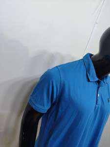 Polo homme bleu marine personnalisé avec logo, en coton piqué respirant, coupe ajustée, manches courtes, décontracté, pour le golf et le sport, T-shirts polo 2026 - Product Image 4