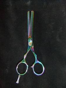 Maclura ชุดกรรไกรตัดผมสแตนเลสขนาด6.0นิ้วสำหรับมืออาชีพชุดกรรไกรตัดผมตรงเครื่องมือผอมบางยางปรับได้คม - Product Image 4