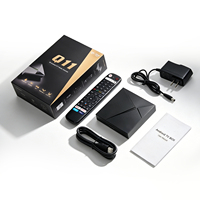 TV Box Q11 Android 14.0 S905X4 4GB 32GB 8K 1000M Gigabit LAN Dual WIFI BT Control Remoto Widevine L1 Personalizado 1 unidad MOQ Aplicación de TV Push Factory