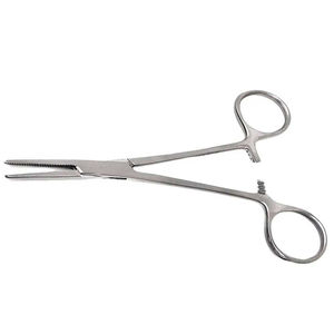 Fórceps Kelly de alta calidad QNQ, abrazaderas quirúrgicas de acero duraderas, instrumentos quirúrgicos manuales rectos curvos, clase certificada CE ISO - Product Image 5