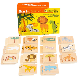 Tarjetas Cognitivas Safari Small Foot para Mejorar la Memoria y el Aprendizaje - Product Image 2