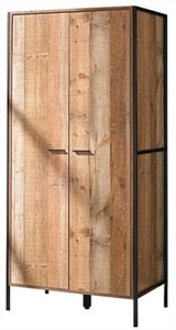 Eco-Friendly Modern Design Adjustable <b>Wardrobe</b> with Large Capacity for Home Bedroom or Living Room Furniture Door Material MDF - Product Image 2
