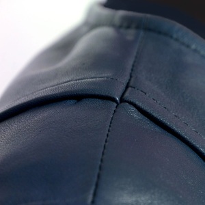 แจ็คเก็ตหนังผู้หญิงสีน้ำเงิน - Product Image 3