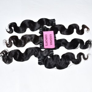 Extensiones de cabello humano para mujeres negras vietnamitas de ondas naturales sin procesar, máquina de ondas profundas sueltas, cutícula de procesamiento de doble trama - Product Image 4