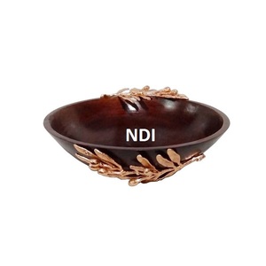 Vajilla de restaurante, cuenco para servir, superventas, cuenco de madera, diseño hecho a mano, ensalada de frutas, mezcla y servicio, cuenco de madera - Product Image 5