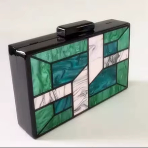 Elegante Bolso de Mano de Resina para Fiesta de Noche, Imitación de Perla, Chapado en Oro, Lujoso, con Forma de Mariposa, Conjunto Completo para Mujer, para Bodas - Product Image 1