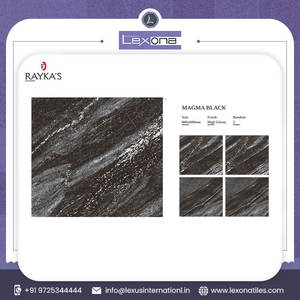 Meilleure qualité 600x600mm carreaux de sol en porcelaine noire polie moderne très brillant pour les applications de salon intérieur extérieur - Product Image 2