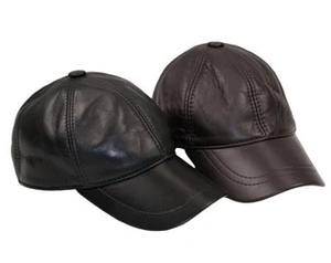 Chapeaux en cuir de couleur jaune imperméable à la pluie automne hiver 2025 chapeaux en cuir de vachette réglables et respirants à 6 panneaux - Product Image 4