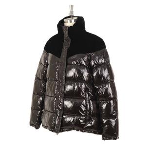 Últimos diseños de los hombres de nylon brillante bloque de color abajo chaqueta puffer chaqueta de invierno unisex Stand Collar Zip Up manga larga abrigo de los hombres - Product Image 2