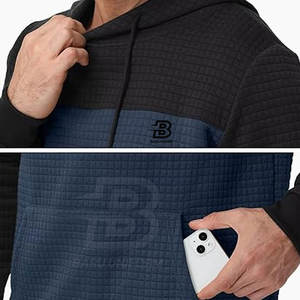 Sweats à capuche en coton et polyester pour hommes, dernier style, nouvelle collection de sweats à capuche pour hommes de couleur personnalisée - Product Image 4