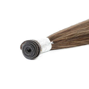 ผมต่อ Genius Weft # 8A สีน้ำตาลประกายเทา-ผมแท้ผสม 100% - Product Image 3