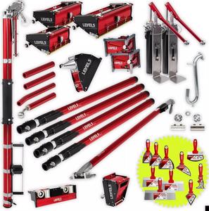 Ensemble d'outils de finition de cloisons sèches automatiques en acier de niveau 5 - DIY OEM personnalisé de haute qualité, garantie d'un an - Product Image 1