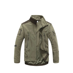 Veste polaire pour homme, veste de camping et de chasse, manteaux thermiques, vêtements en micro polaire épais et chauds, poche zippée, OEM - Product Image 3