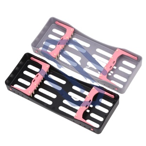 Estante de esterilización de plástico Dental caja de esterilización de instrumentos quirúrgicos caja de herramientas de desinfección dentista Cassette de Autoclave - Product Image 6