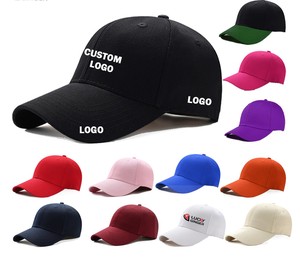 Casquettes personnalisées pour enfants et adultes, casquette de baseball à 6 panneaux avec broderie 3D, casquette avec patchs en cuir personnalisés et casquette avec logo - Product Image 1