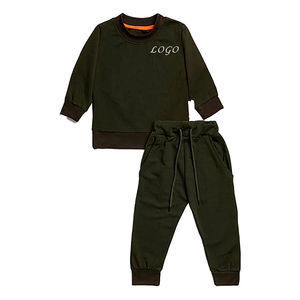 Survêtement jeunesse taille conception et Logo personnalisés 90% Polyester 10% Spandex 2 pièces ensemble respirant printemps léger enfants Fitness - Product Image 2