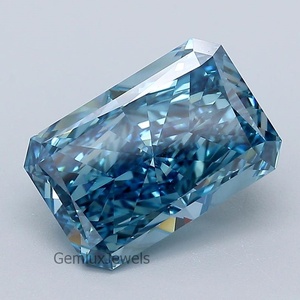 Diamant de laboratoire de 5 carats, clarté VS, bleu vif fantaisie, certifié IGI, diamant cultivé en laboratoire, pour bijoux - Product Image 1