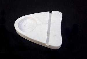 Portavelas decorativo para el hogar con piedra natural, portavelas multiusos, portavelas votivo con luz en T - Product Image 5