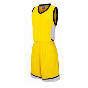 Vente directe en usine d'uniformes de basket-ball avec sublimation et logo personnalisé, uniformes de basket-ball à la mode noirs pour hommes à séchage rapide - Product Image 3