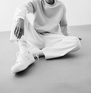 T-shirt oversize imprimé de qualité, col rond, manches courtes, coupe courte, avec motif, logo personnalisé, style streetwear. - Product Image 6