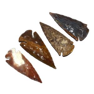 Ágata personalizada Fancy Jasper 3,50 pulgadas puntas de flecha pulidas - Product Image 1