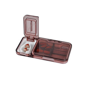 กล่องยาสำหรับเดินทาง,กล่องยาวัสดุ ABS เคสตู้ยาแท็บเล็ต - Product Image 5