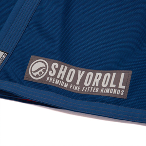 Kimono de compétition professionnel Shoyoroll bleu pour BJJ, tissu tissé perlé 450 gsm, pantalon ripstop 10 oz - Product Image 5