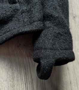 Suéter de lana con cremallera completa de punto personalizado para hombre Chaqueta de invierno de patrón sólido en Tallas grandes - Product Image 3