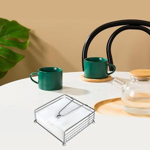 Servilletero de metal personalizado de alta calidad para restaurantes, hoteles y uso de mesa de comedor en casa disponible en cantidad a granel - Product Image 2
