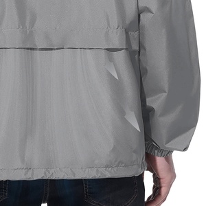 Chaqueta Cortavientos Reversible Personalizada al por Mayor para Hombre, Nueva Chaqueta Softshell Impermeable de Moda con Cremallera - Product Image 3