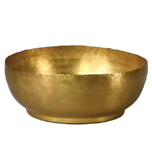 Tazón de Metal hecho a mano para servir para el hogar, decoración de mesa de comedor, tazón de oro martillado, tazón decorativo de alta calidad más vendido - Product Image 5