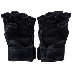 Venta al por mayor de guantes de cuero MMA de 4oz para entrenamiento Sparring Punching-para Kickboxing y artes marciales en gimnasios - Product Image 4