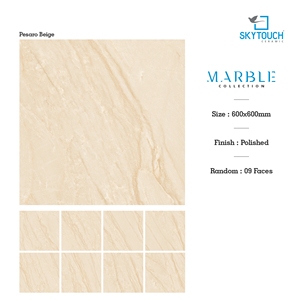 Carrelage en porcelaine brillant poli, carrelage mural en marbre, carrelage en céramique 600x600 pour le sol de la maison - Product Image 3
