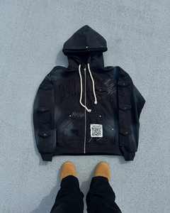 Sudadera con Capucha de Invierno para Hombre, de Algodón Grueso, Talla Personalizada, Calidad Premium, con Logotipo Personalizado y Bolsillos Laterales - Product Image 2