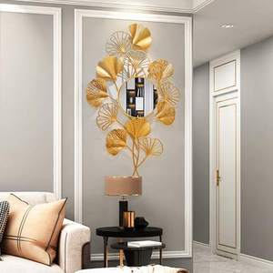 Modern Designer Premium Wall <b>Mirror</b> Home Living Room Hotel Hallway Decorative Use Premium Wall <b>Hanging</b> Metal <b>Mirror</b> - Product Image 2