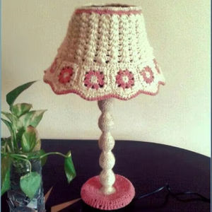 Abat-jour en bambou fait main, style farmhouse, crochet, mini, vintage, écologique, décoratif, vente en gros - Product Image 2