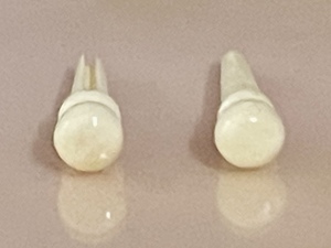 Clavijas de Puente para Guitarra de Hueso de Abulón, 100% Hueso Natural de Búfalo de Alta Calidad - Product Image 6