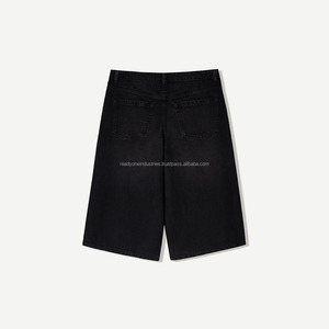 Pantalones cortos de mezclilla para mujer, pantalones cortos de mezclilla de cintura alta transpirables a la moda para mujer con lavado de piedra personalizado transpirable - Product Image 6