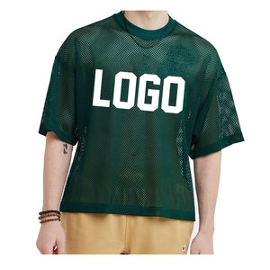 Camiseta de fútbol americano de alta calidad hecha a medida malla transpirable de talla grande nombre del jugador letra corta invierno verano otoño - Product Image 6