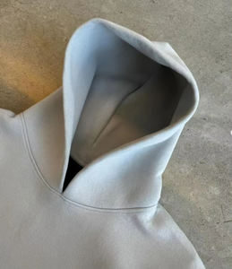 EASYFAST Custom Sweat suit Heavyweight Fleece Cotton <b>Hoodie</b> Sweatpants Set With No <b>String</b> Cropped <b>Hoodie</b> Tracksuit - Product Image 5