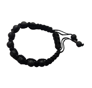 Bracelet Lava Stone Crystal Thread Bracelet Natural Gemstone Fashion Jewelry <b>Men</b> and Women Gift Energy Meditation - Product Image 4