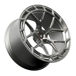 Mevcut HD1185 Vossen17 18 19 20 21 22 23 için yeni tasarım 24 / PCD DB ET özel dövme alaşım jantlar içbükey 6061-T6 süper hafif